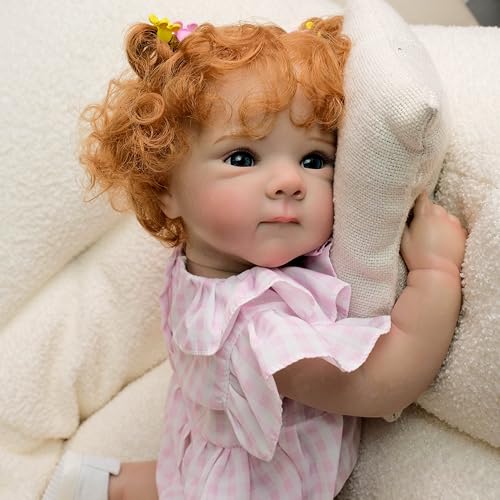 Muñeca reborn realista Bettie de 45 cm para niños 3+ miniatura 1