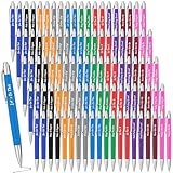 Gueevin 200 Pcs Inspirational Pens Employee Appreciation Gift Black Ballpoint Ink Funny Motivational Thank You Pens Bulk for Office Worker Teacher Women Men(Inspirational Style)