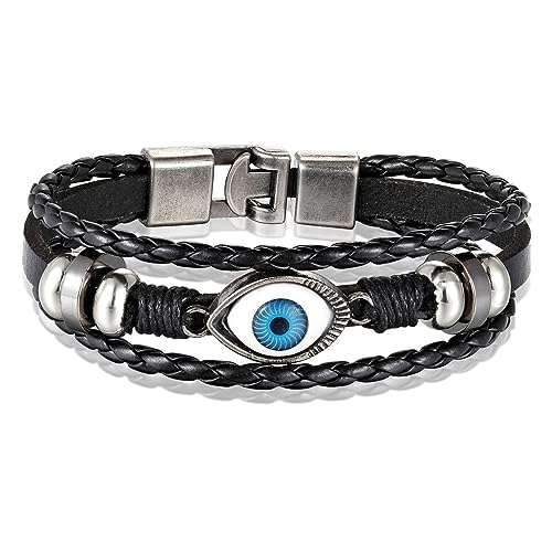 Gothic pattern multi-layer bracelet pour soirée rock et quotidien