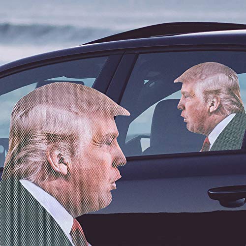 image for Ouriko Donald Trump Decals Car Stickers Funny Window ，Easy Removal L