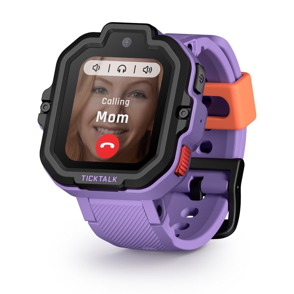TickTalk5 Smart Watch for Kids with GPS Tracker, Video Calling, Texting, and Parental App, 4G Smartwatch with Free Music, Phone Calls, and Reminders for Kids Ages 3-12