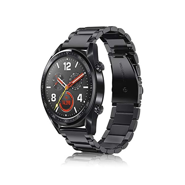 FINTIE Correa Compatible con Huawei Watch de metal