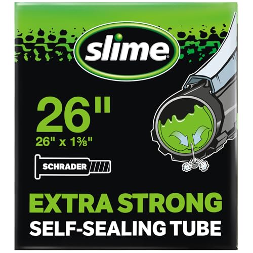 Image of Slime Extra Stong Self-Sealing Tube 26 inch x 1 3 /8 inch Schrader