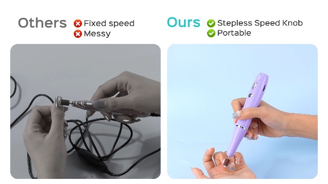 Amazon.com: COSLUS C42 Cordless Electric Nail Drill File: Nail
