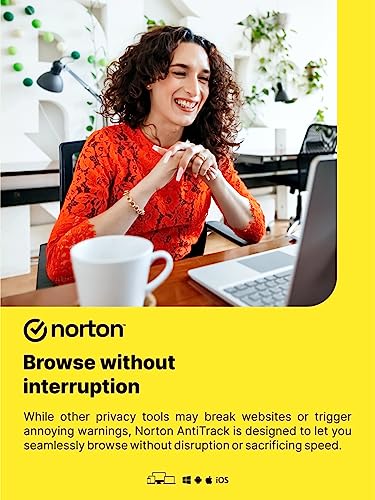 Image of Norton AntiTrack | 5 Devices 1 Year | Windows, Mac & iOS | Anti-finger Printing, Tracker & Cookie Blocker