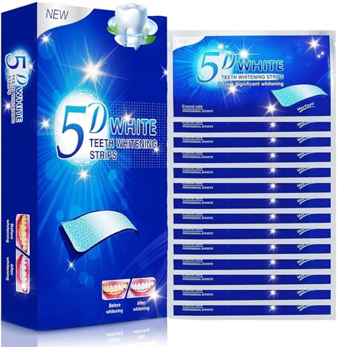 Teeth Whitening Strips, Teeth Whitening, Tooth Whitening Kits, Professional Teeth Whitening Strips for Removing Stain, Safe for Enamel Non Sensitive Teeth Whiteners Home Use 28 Strips 14 Treatments