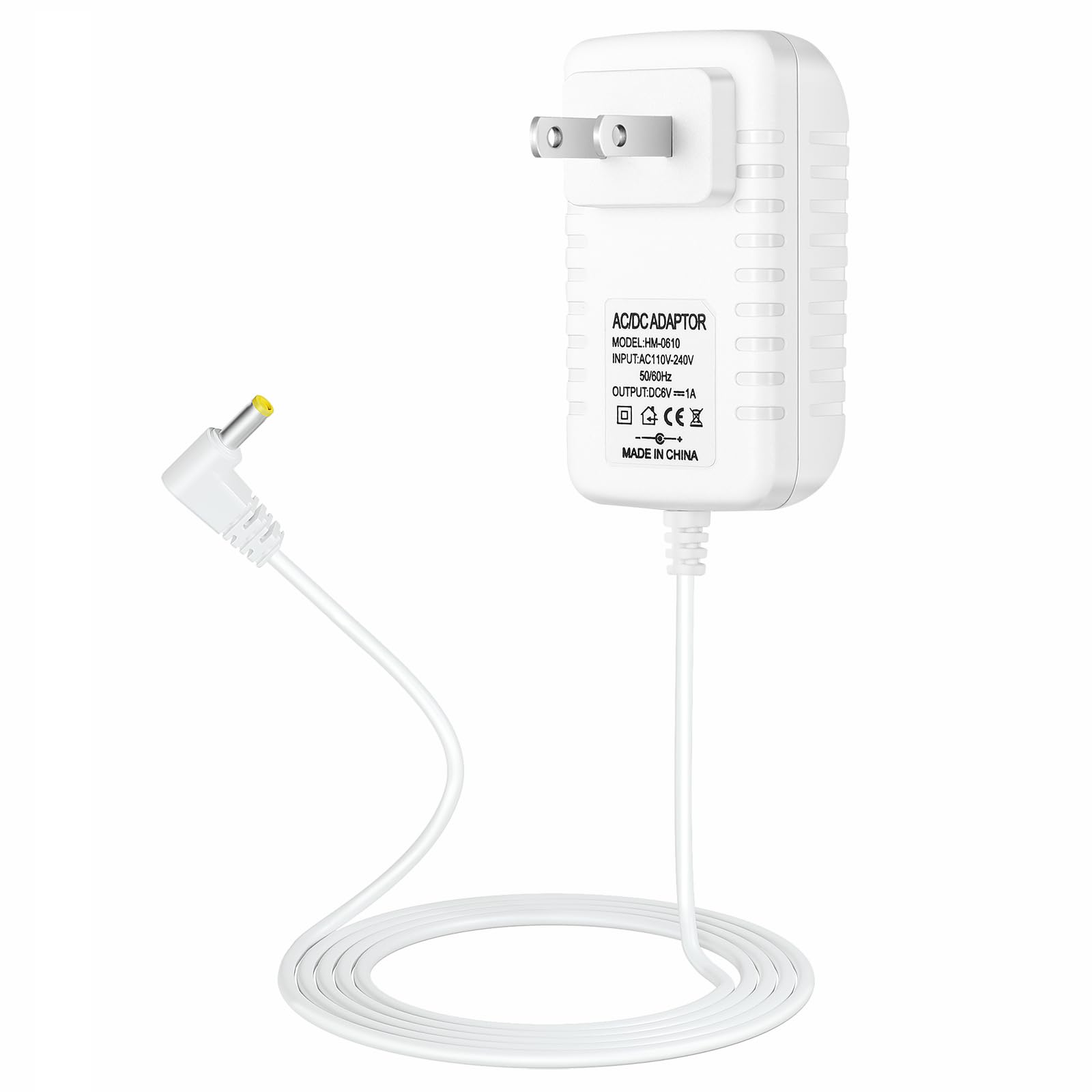 Security-01 DC 6V 1A Power Supply Adapter for Omron Healthcare Blood Pressure Monitor 5 Series 7 Series 10 Series,6 Volt Charger Hem-ADPTW5