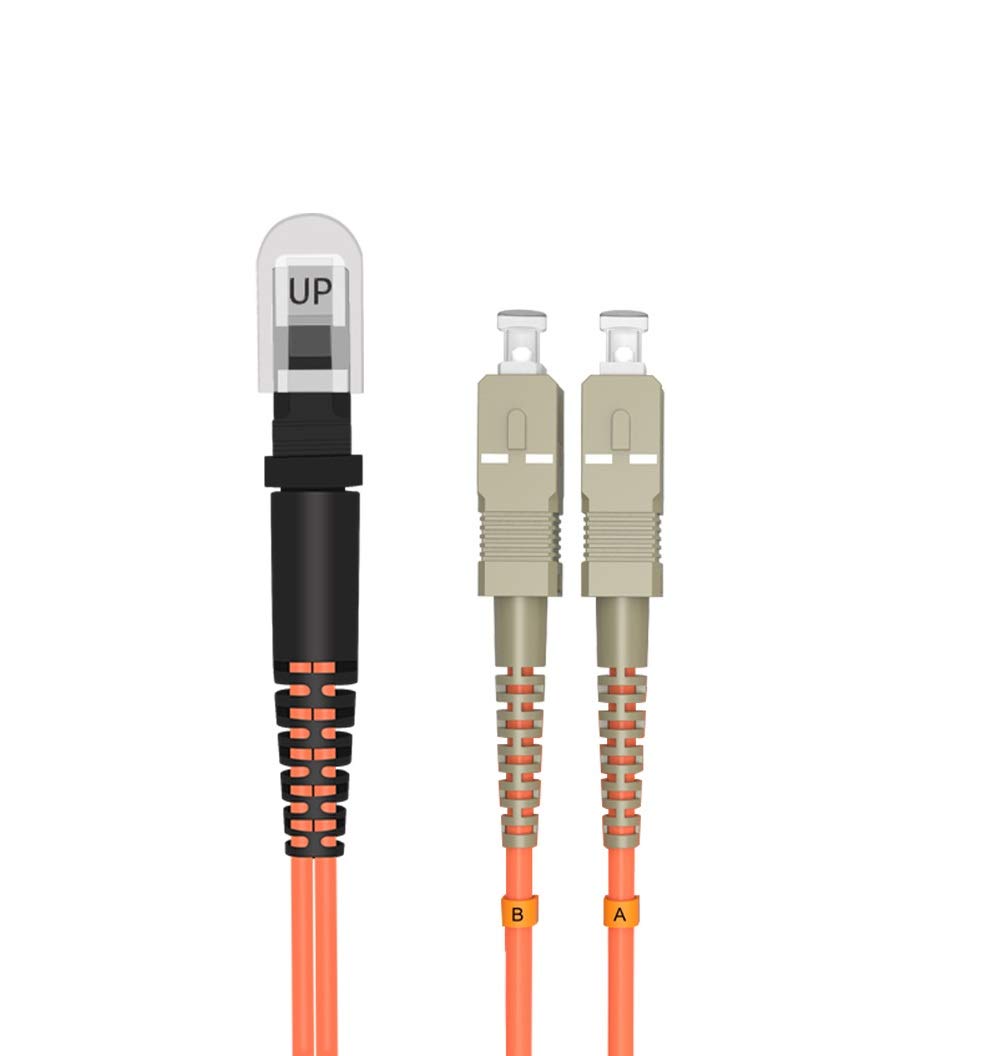 Cable de fibra óptica MTRJ a SC dúplex multimodo OM2 de 30 metros 5