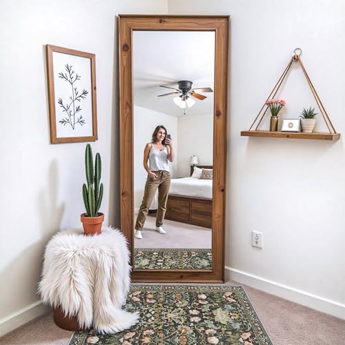 Washable 2x3 Entryway Area Rugs: Vintage Soft Floral Thin Doormat with Non Slip Backing Water Resistant Bathroom Laundry Rug for Kitchen Indoor Carpet for Bedroom Low Pile Floor Mat (2x3,Green)
