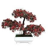 ✔✔Schönes Aussehen: Der künstliche Bonsai ist aus hochwertigem, gesundem und umweltfreundlichem PVC-Kunststoff gefertigt und kann lange gelagert werden. Das Design ist neuartig und einzigartig, die Farbe ist wunderschön und bunt, die enthaltene Bedeutung ist reichhaltig.