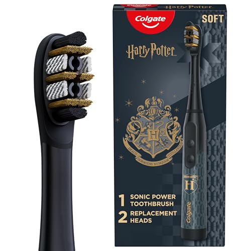 Colgate Harry Potter - Cepillo de dientes eléctrico con 2 cabezales...