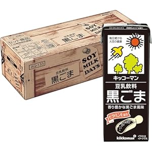 【24時まで再掲】キッコーマン 豆乳飲料 黒ごま SOYMILK DAYS 200ml×30本 1,256円(41.9円/本)から!プライム会員送料無料! 【24時まで再掲】キッコーマン 豆乳飲料 黒ごま SOYMILK DAYS 200ml×30本 1,256円(41.9円/本)から!プライム会員送料無料!