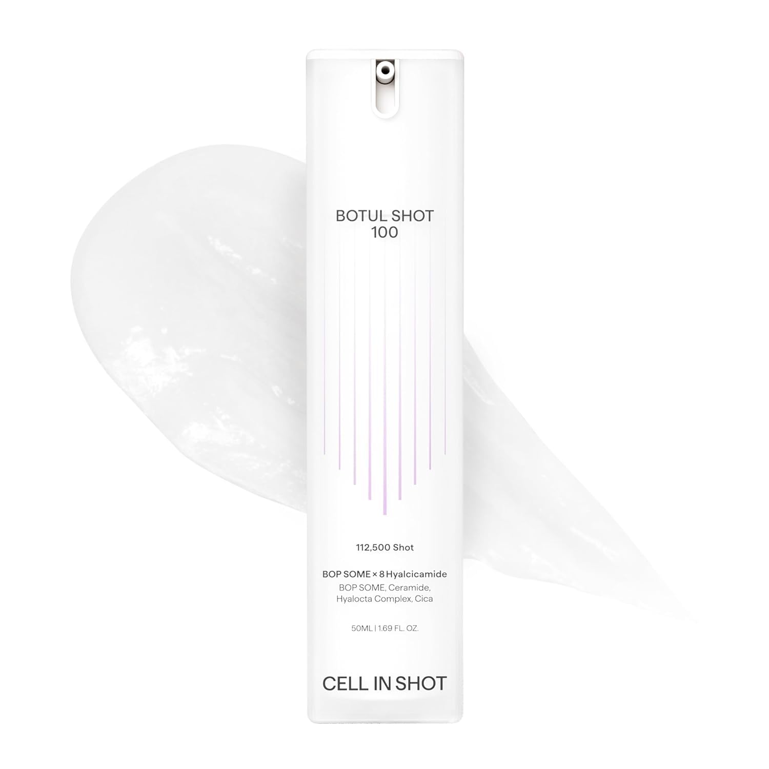 CELL IN SHOT BOTUL SHOT 100 - Korean Microneedling Skin Booster with Centella Asiatica, Hyaluronic Acid and BOP SOME for Daily Pore Tightening, 1.68