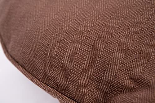 Lex & Max Oval Maxima 60 Chocolate cama ovalada desenfundable de perro pequeño 3