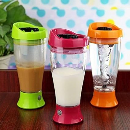 Glive's Automatic Battery Operated Self Stirring Mug, 350 ml Instant Chocolate Milk Mixer - Cup, Mixer, Blender, Shaker