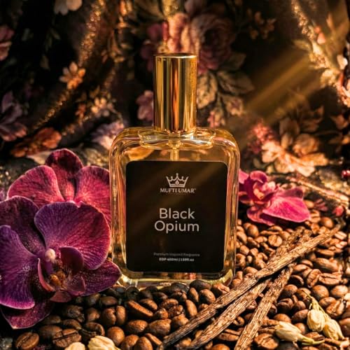 Image of Black Opium 50ML Eau De Parfum, Warm Oriental Woody Perfume, Long Lasting Unisex Fragrance Spray
