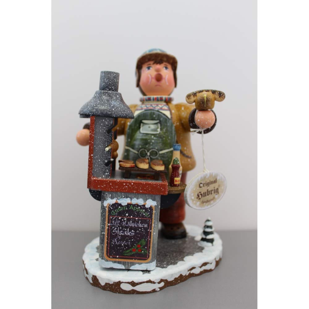Hubrig Volkskunst - Winterkind Räuchermann - 20cm - Original Erzgebirge - Braun
