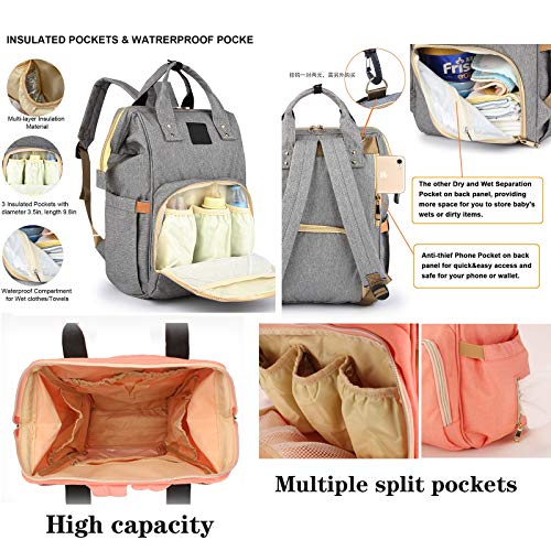 3 In 1 Baby Wandelwagen Luiertas Rugzak, Kinderwagens En Kinderwagens Van Geboorte Voor Pasgeborenen En Peuters… - Afbeelding 4