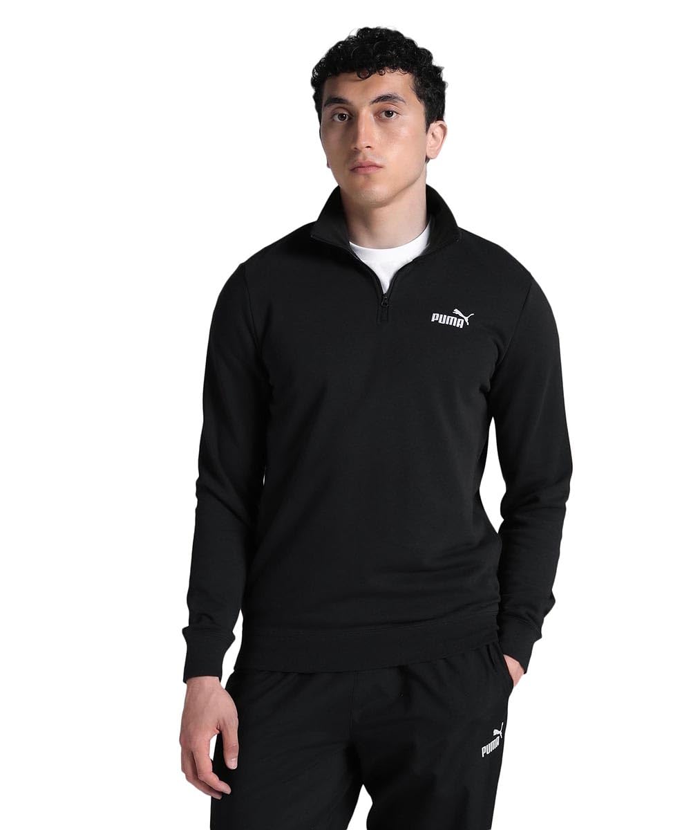 Puma Herren ESS No. 1 Logo Half-Zip Tr Crew-Sweatshirts (1er Pack)