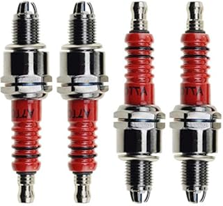 WOOSTAR A7TC Spark Plug Replacement for GY6 50cc 70cc 90cc 110cc 125cc Moped Scooter ATV Quad Pack of 4