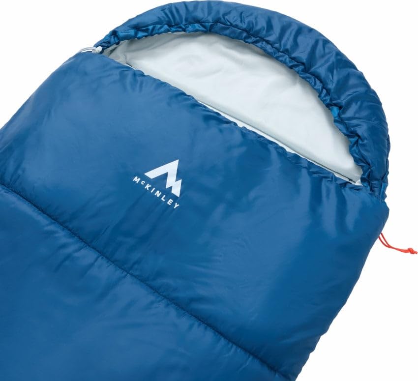 Mckinley Unisex Camp SoftPro 5 Saco de Dormir Tipo Momia Blue Petrol/Red/Blue 195L
