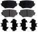 Raybestos PGD680C Professional Grade Ceramic Disc Brake Pad Set