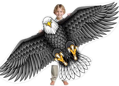 SGftre Drachen für Kinder und Erwachsene, Adlerdrachen für Jungen und Mädchen, Einfach zu Fliegen für Anfänger, Drachenspielzeug für Strandausflüge, Park-Outdoor