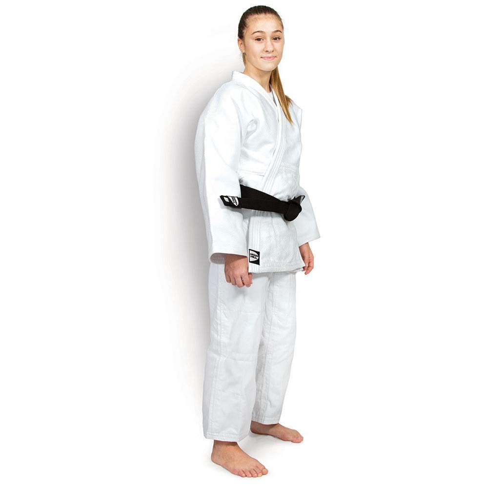 GREEN HILL JUDOGI SEMI COMPETITION ADVANCED 630g/m2 JUDO GI KIMONO BIANCO BLU