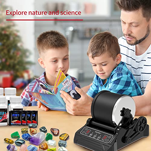 Rock Tumbler Kit, Turns Rough Rocks Into Beautiful Gems