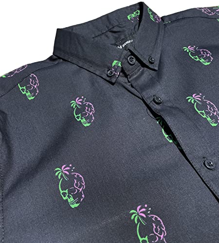 Image of Molokai Surf Button Down Slim Fit Hawaiian Short Sleeve Shirts