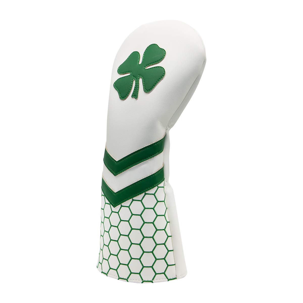 Lucky Clover Golf Wood Club Headcover Club Head Cover Protective - 4 Selections - Golf Driver Headcover/ Fairway Woods Cover/ Hybrid Rescue Headcover Exchangeable