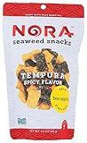 Nora Snacks Tempura Spicy Flavor Crispy Seaweed Snack, Gluten Free, Non GMO, 1.6 Ounce (Pack of 12)
