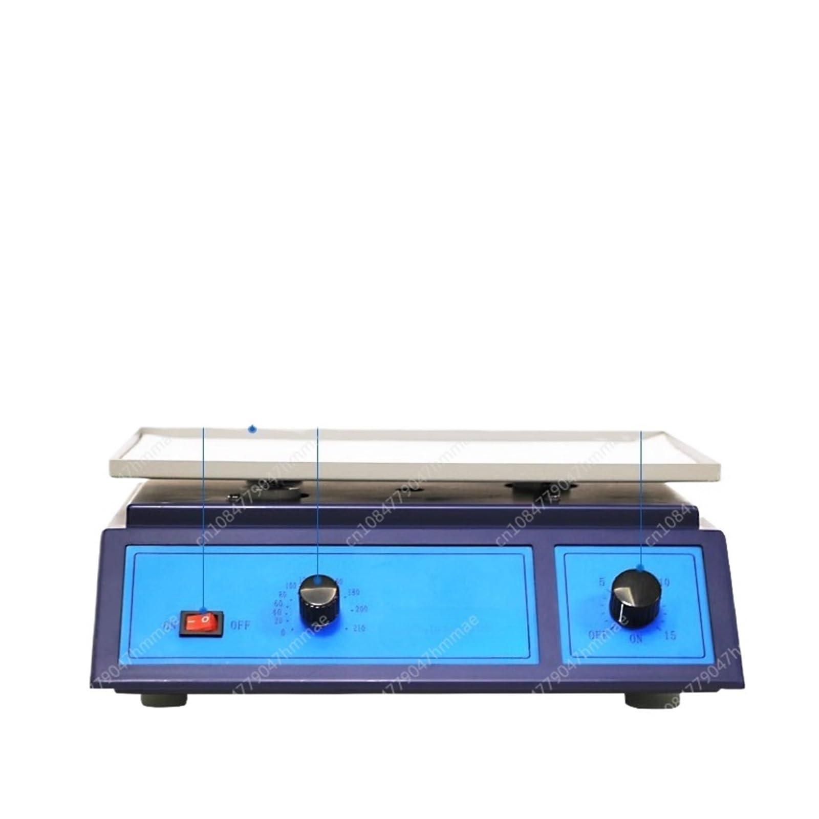 Laborschüttler, 100 Labor-Rotationsoszillator-Mischer Labor-Orbitalrotator-Shaker 210 U/min Einstellbare Geschwindigkeit
