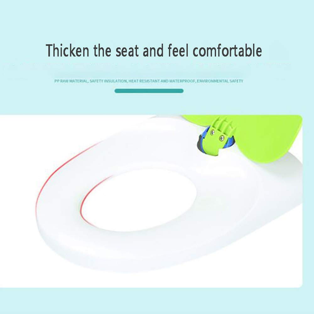 Tapa para WC, Tapa de Inodoro, Asiento para niños,Tapa Asientos para Inodoro Familiar con Asiento Reductor Infantil y Cierre Suave, función Easy-Clean