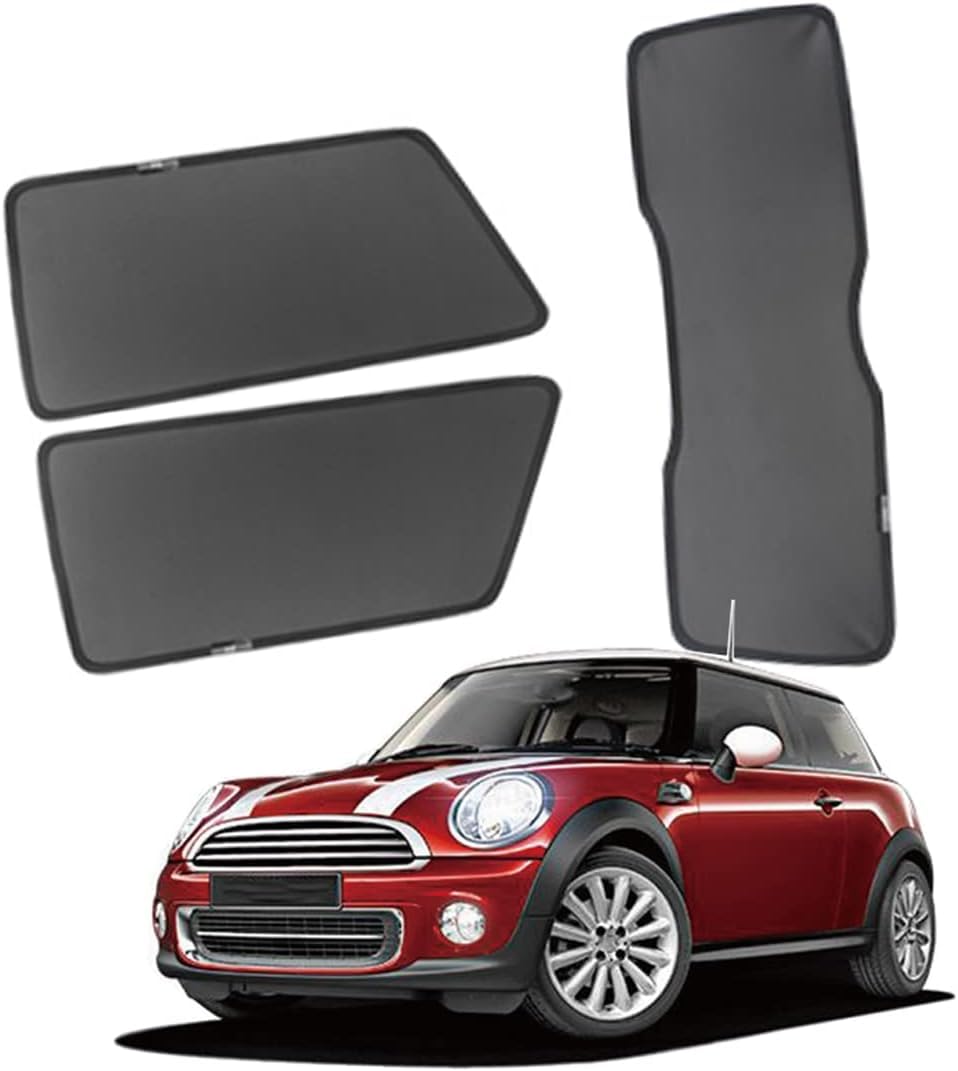 Parasol de Coche Parasol Coche Bebe para Mini R56, Máxima Protección contra Rayos UVA para Niños y Mascotas Fácil instalación