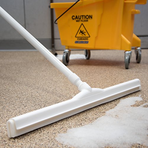 Image of SPARTA 24 inch Double Foam Floor Squeegee Head, White (Pack of 6)