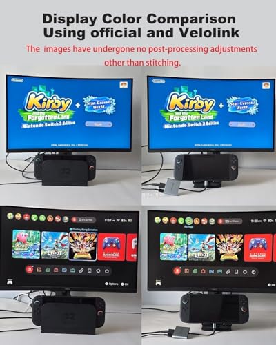 Image of Switch 2 Dock Station with 4K HDMI2.1,USB C to HDMI Adapter for NS2&1,Switch 2 Docking Station V22.5.0;Steam Deck Dock Compatible Rog Ally,Mobile Phone,MacBook,Laptops 4K120Hz /8K@60Hz.