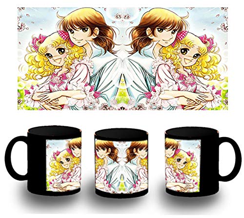 MERCHANDMANIA TAZA COMPLETAMENTE NEGRA CANDY CANDY black mug