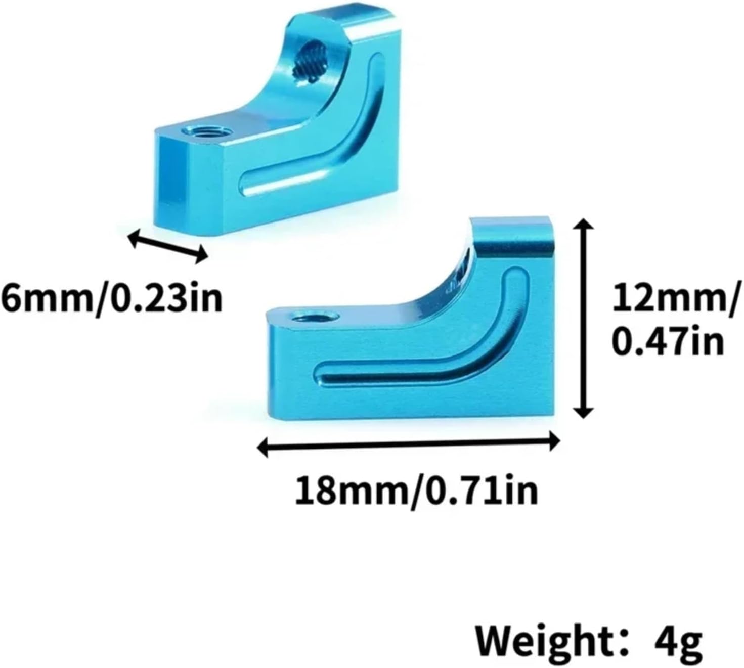 タミヤ TT02 XV01 TB03 TB-03 1/10 2個 メタル サーボ マウント サーボ 固定 ブラケット スタンド RC