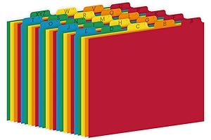 25 A-Z Dividers – The Ultimate Organizational Tool for Your Office and Home
