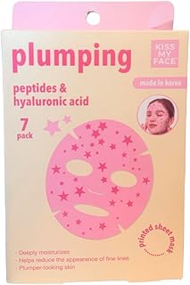 Mascarilla facial con péptidos y ácido hialur...