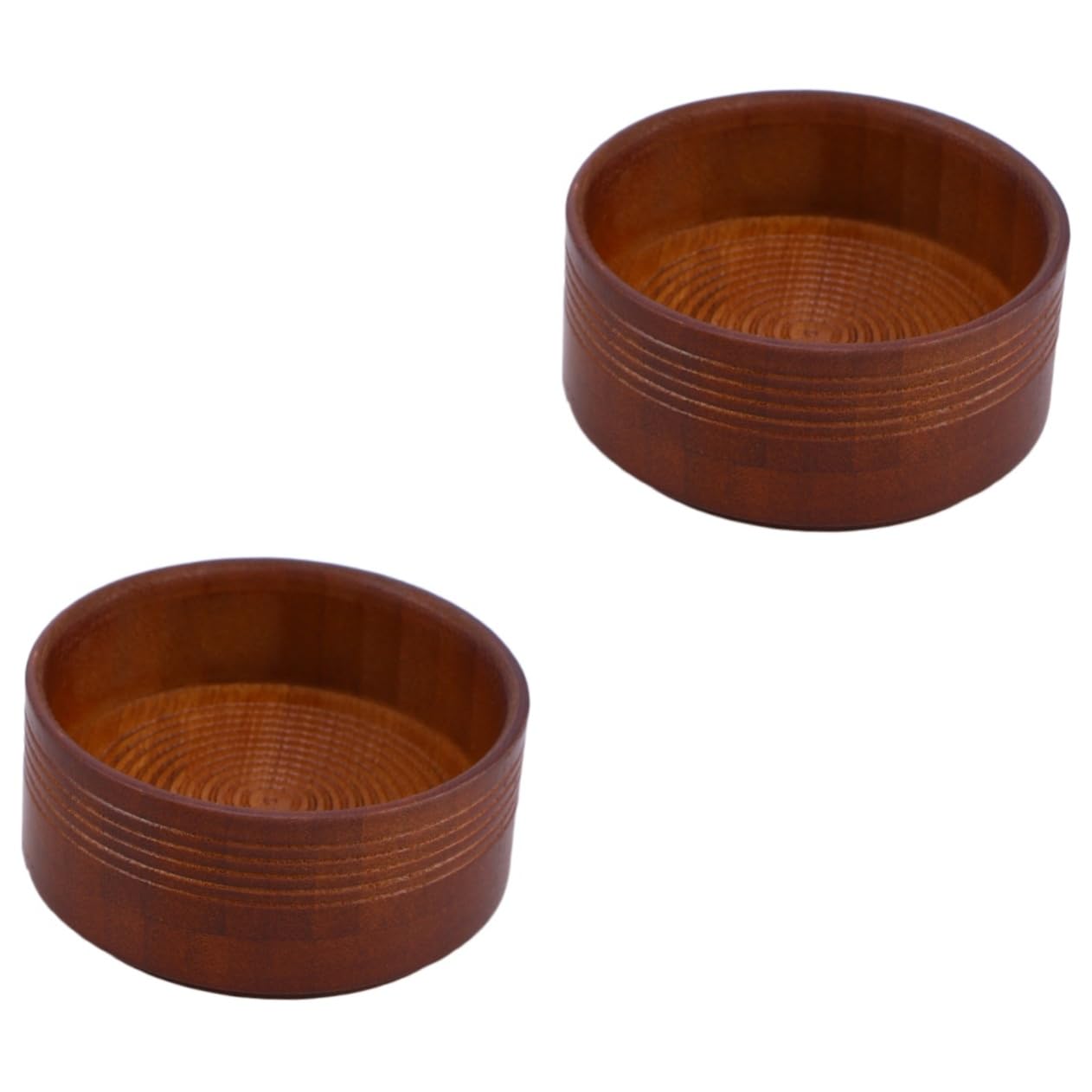 Didiseaon 2pcs Large Shaving Soap Bowl Wooden Mug Men's Shaving Soap Cup Deep Bowl for Wet