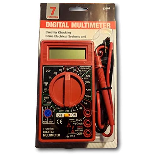 7 Function Digital Multimeter for Precise Electronic Measurements & Tests Digital Amp OHM Volt Meter ACDC Voltmeter by Cen-Tech