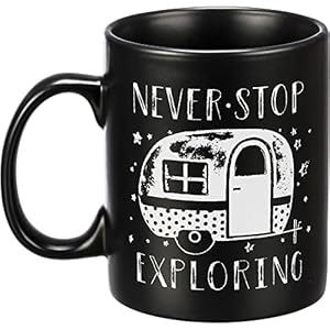 Mug never stop exploring  urban country home decor
