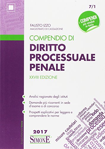 Compendio di diritto processuale penale Compendio di diritto processuale penale