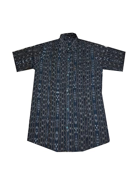 Image of Odisha Handloom 100% Pure Cotton unstitched Sambalpuri Pasapali Shirt fabric for Men /Boys Odisha Traditional kurta Soft & Breathable Natural Cotton fabric