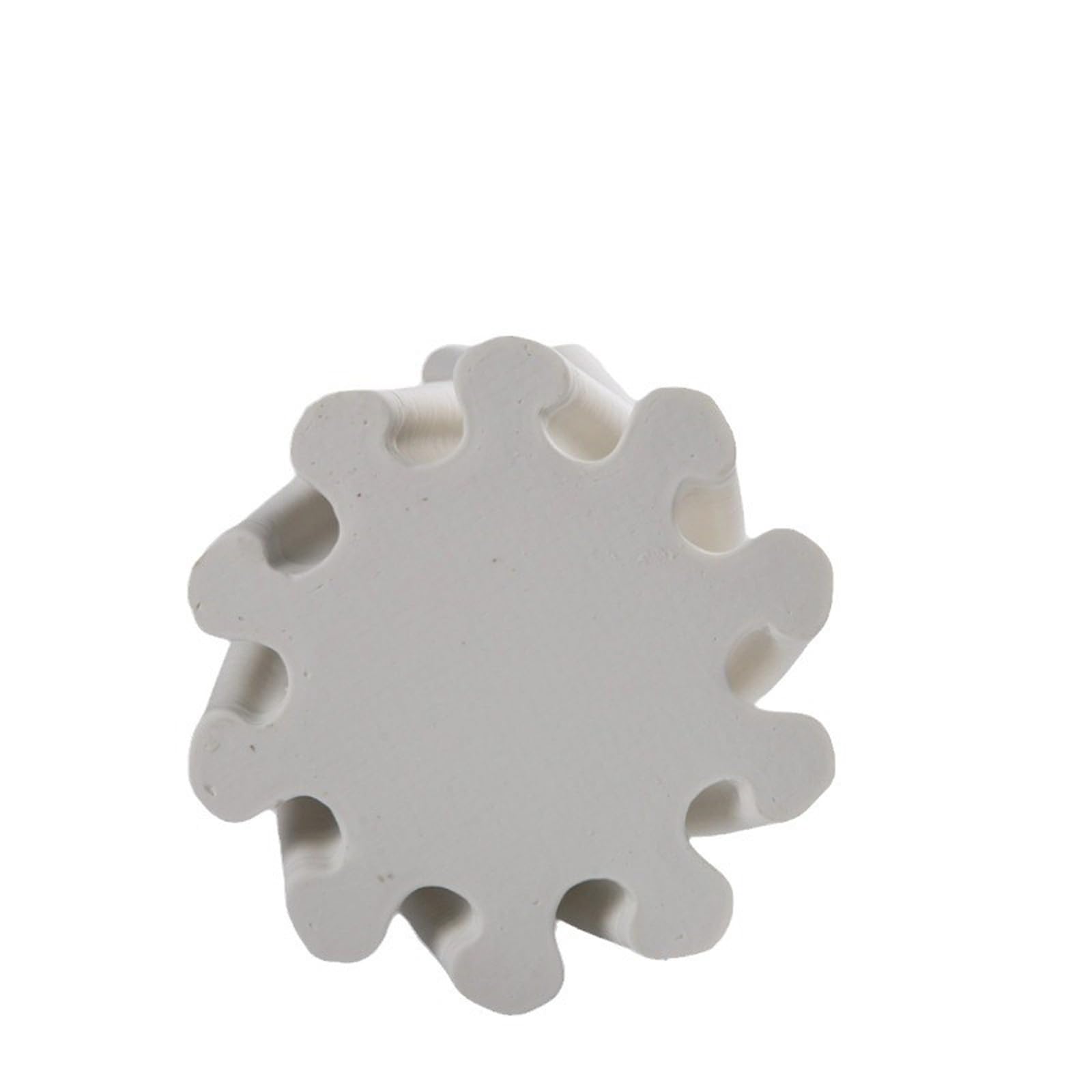 Biały ceramiczny wazon 3D spiralny wazon na kwiaty Nowoczesny mały wazon do domu Stół do salonu Biuro na farmie (biały),White