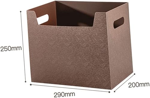 Miniatura 6 de EXCEART Caja de almacenamiento de 4 piezas, organizador de archivos, cestas plegables para estantes de escritorio, organizador de oficina, cesta