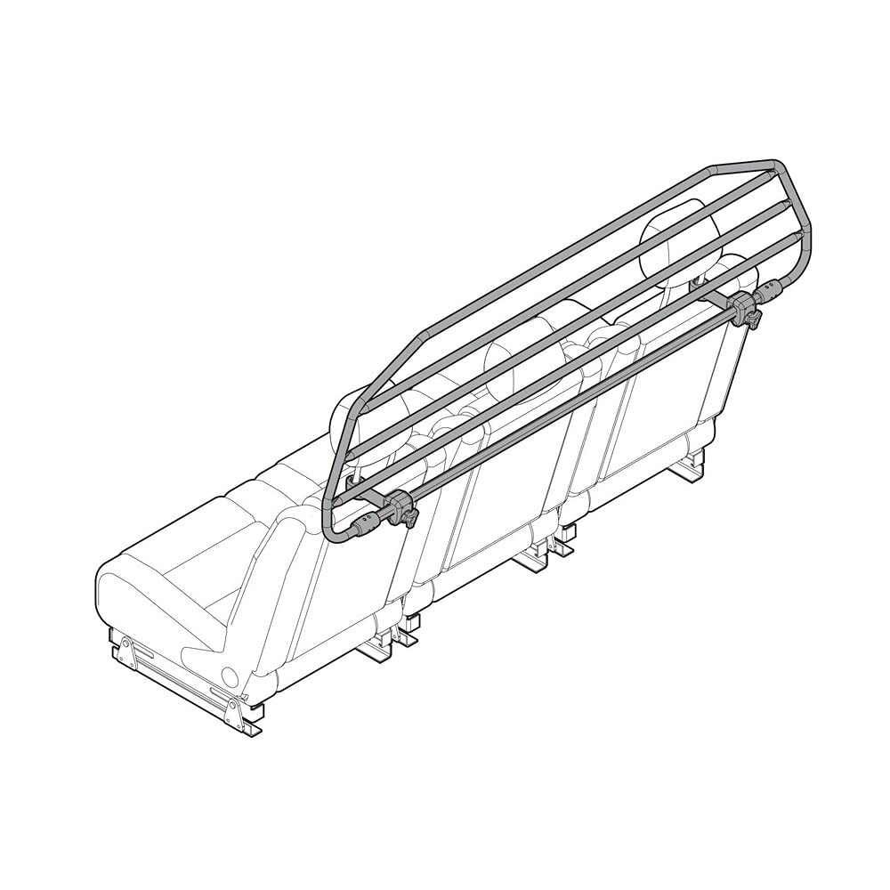 NORDRIVE N70060 Fit-Kit A, Kit di Montaggio a poggiatesta
