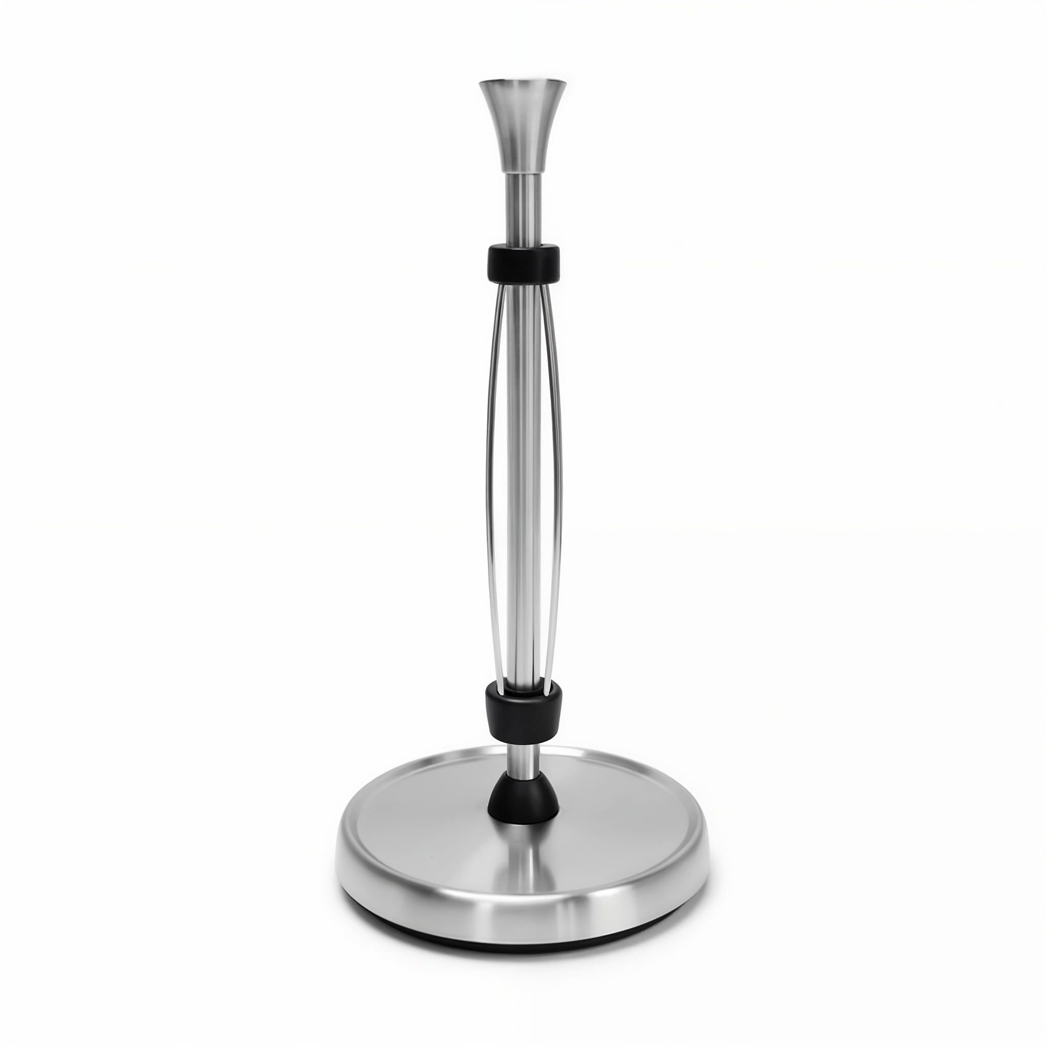 Photo 1 of Paper Towel Holder Countertop Stainless Steel, One-Hand Tear, Weighted Non-Slip Base, Fits Standard & Jumbo Rolls, Freestanding Paper Towel Stand for Kitchen, Bathroom, Modern Farmhouse Home Decor